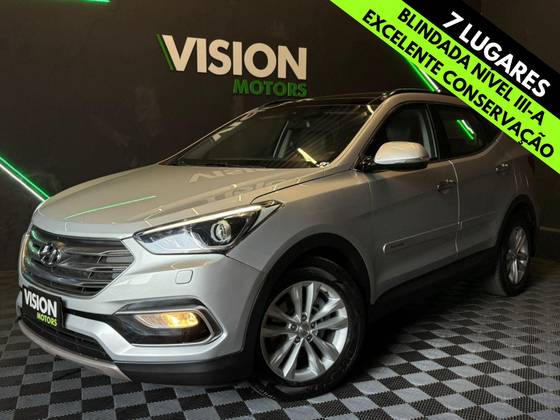 HYUNDAI SANTA FÉ 3.3 MPFI 4X4 7 LUGARES V6 270CV GASOLINA 4P AUTOMÁTICO HYUNDAI SANTA FÉ 3.3 MPFI 4X4 7 LUGARES V6 270CV GASOLINA 4P AUTOMÁTICO